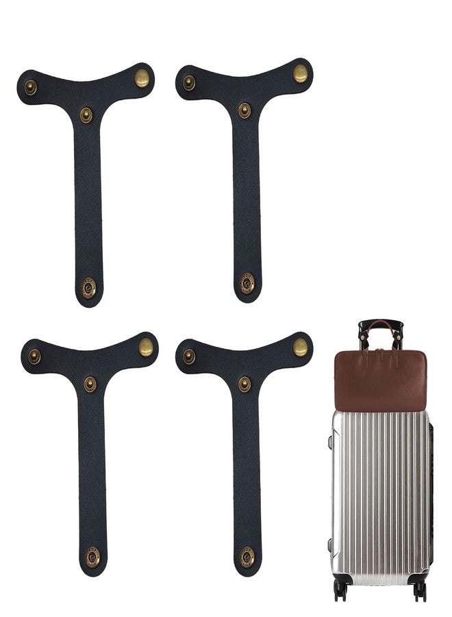 NIIIYTYB 4Pcs Backpack Luggage Strap for Carry On Bag Trolley Sleeve and Linking Attachment Hook and Clip Straps to Attach Bags Add a Strap for Tote or Travel Luggage Secure Carry-On Clips - Image 1